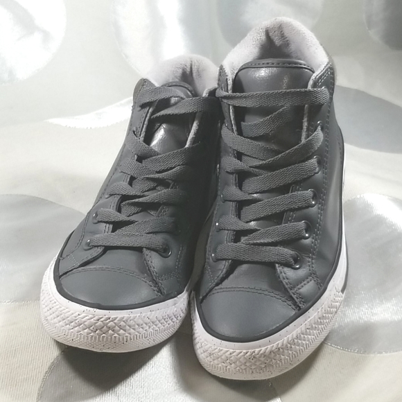 Converse Shoes - Converse Chuck  Taylor All Star High Grey Sneaker/Boot VG US J3 W5